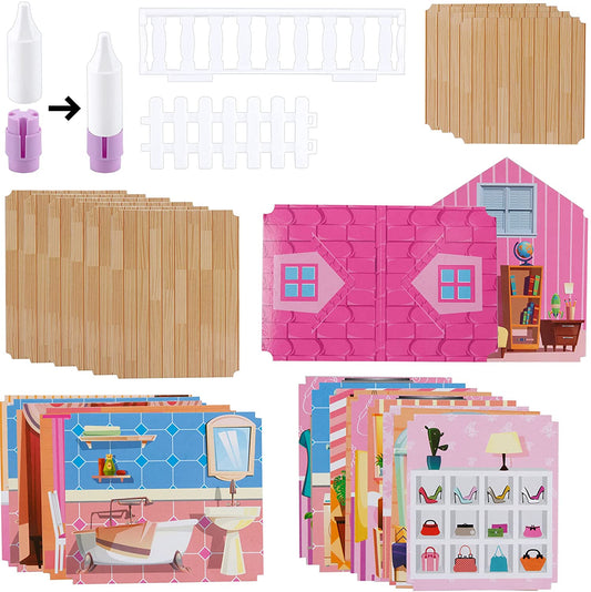 162 Pieces Doll House Building Toys In Pakistan