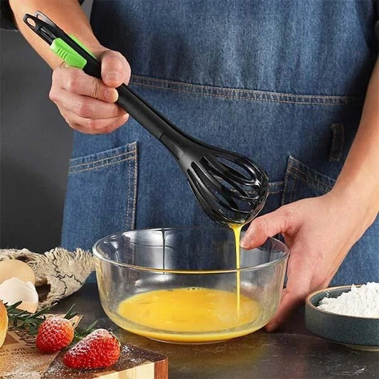 2 in 1 Multifunctional Whisk Hand Mixer Egg Beater Food Clips In Pakistan