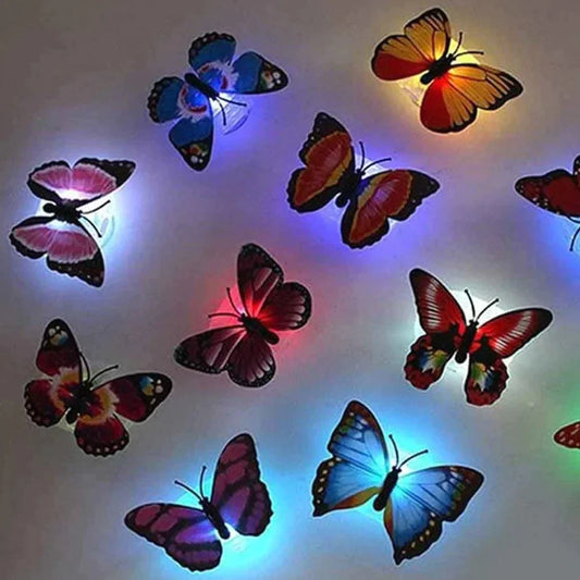 3Pcs LED Butterfly Wall Sticker In Pakistan