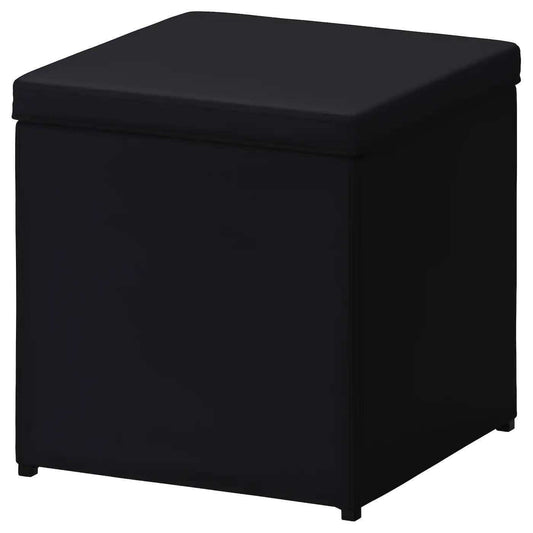 IKEA BOSNAS Footstool With Storage - Ransta Black In Pakistan Just e-Store