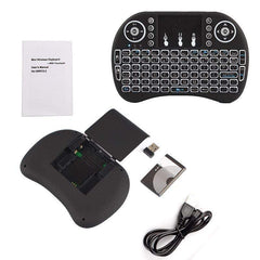 Smart 3 Colours LED Wireless Keyboard Touch Pad In Pakistan