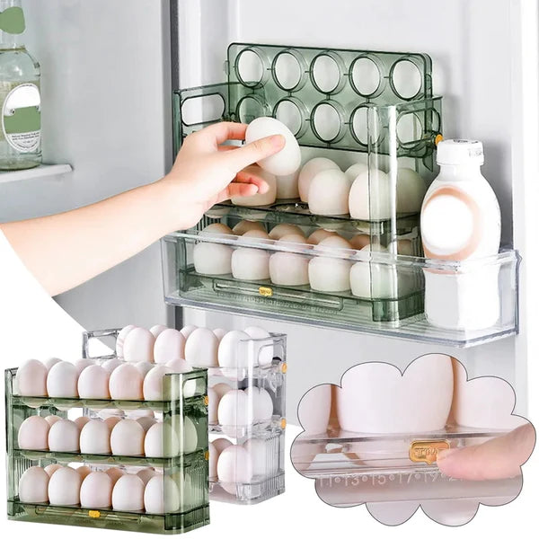 3 Layer Acrylic Egg Organizer