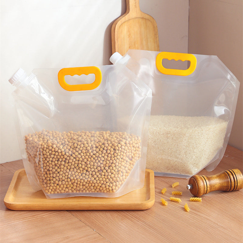 3L Transparent Stand-Up Cereals Nozzle Storage Bag In Pakistan
