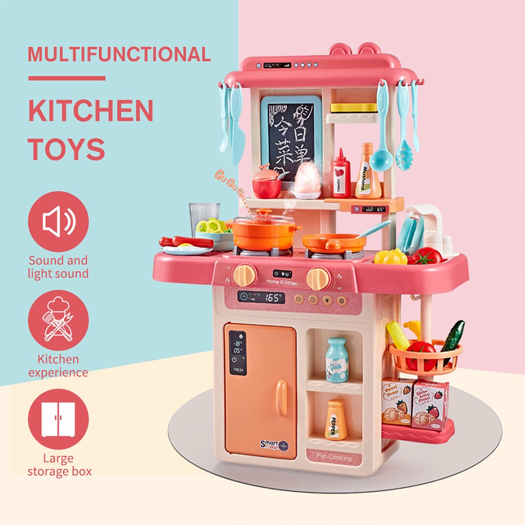 42Pcs Modern Kitchen Set - Kid Kitchen Toy Set In Pakistan