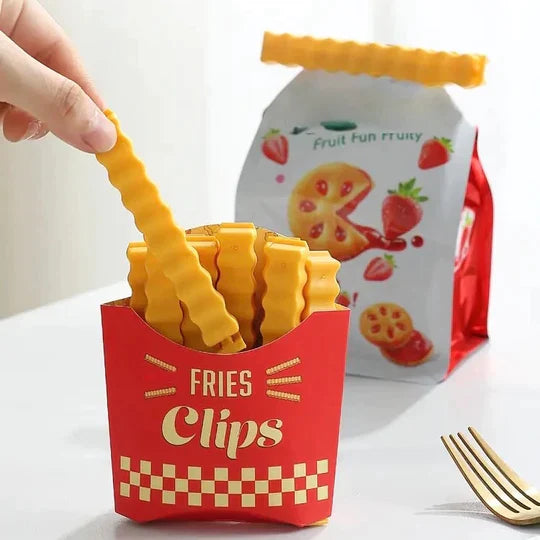 24pcs Fries Shape Sealing Clips