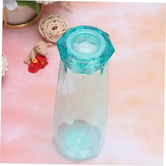 Crystal Glass Water Bottle and Plastic Lid