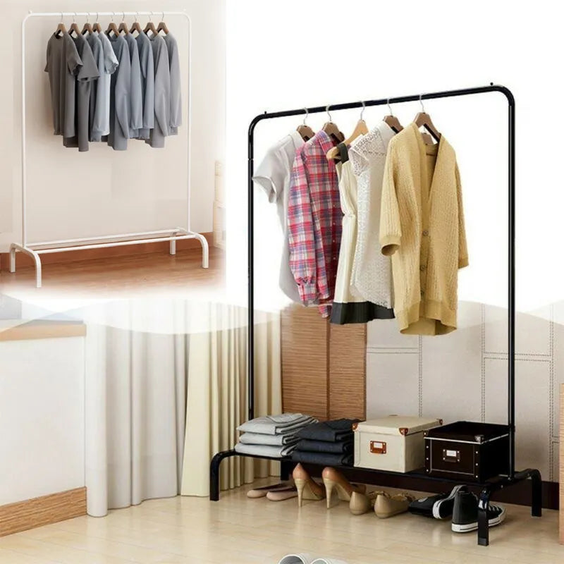 Bedroom Clothes Stand Rack Metal