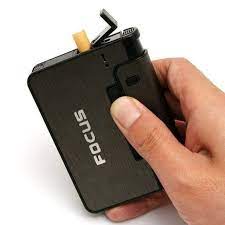 Automatic Cigarette Case Box 10PCS Cigarette Capacity Can Suit For Lighter Metal Box In Pakistan