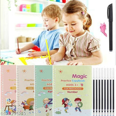 Child Practice Magic Book ( Pack of 4pcs ) with 10 refill In Pakistan