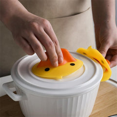 Cute Duck Silicone Mini Pot Holder ( Pack OF 2 ) In Pakistan