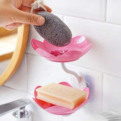 Double Layer Flower Shaped Soap Holder In Pakistan