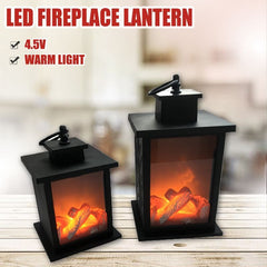 Fireplace Lantern Candle Flameless Holder Charcoal Flame In Pakistan