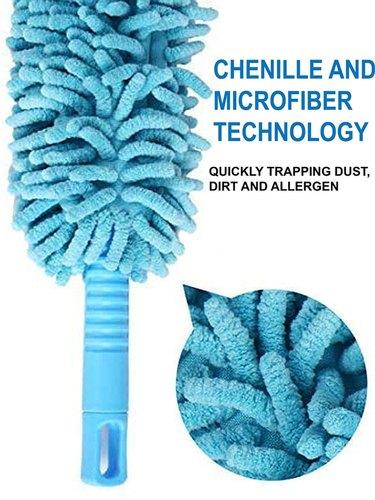 Foldable Microfiber ABS Plastic Fan Cleaning Duster Flexible Fan Mop In Pakistan