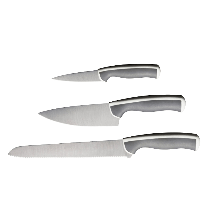 IKEA ANDLIG 3-Piece knife Set - Light Grey- White In Pakistan Just e-Store