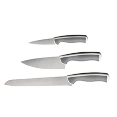 IKEA ANDLIG 3-Piece knife Set - Light Grey- White In Pakistan Just e-Store