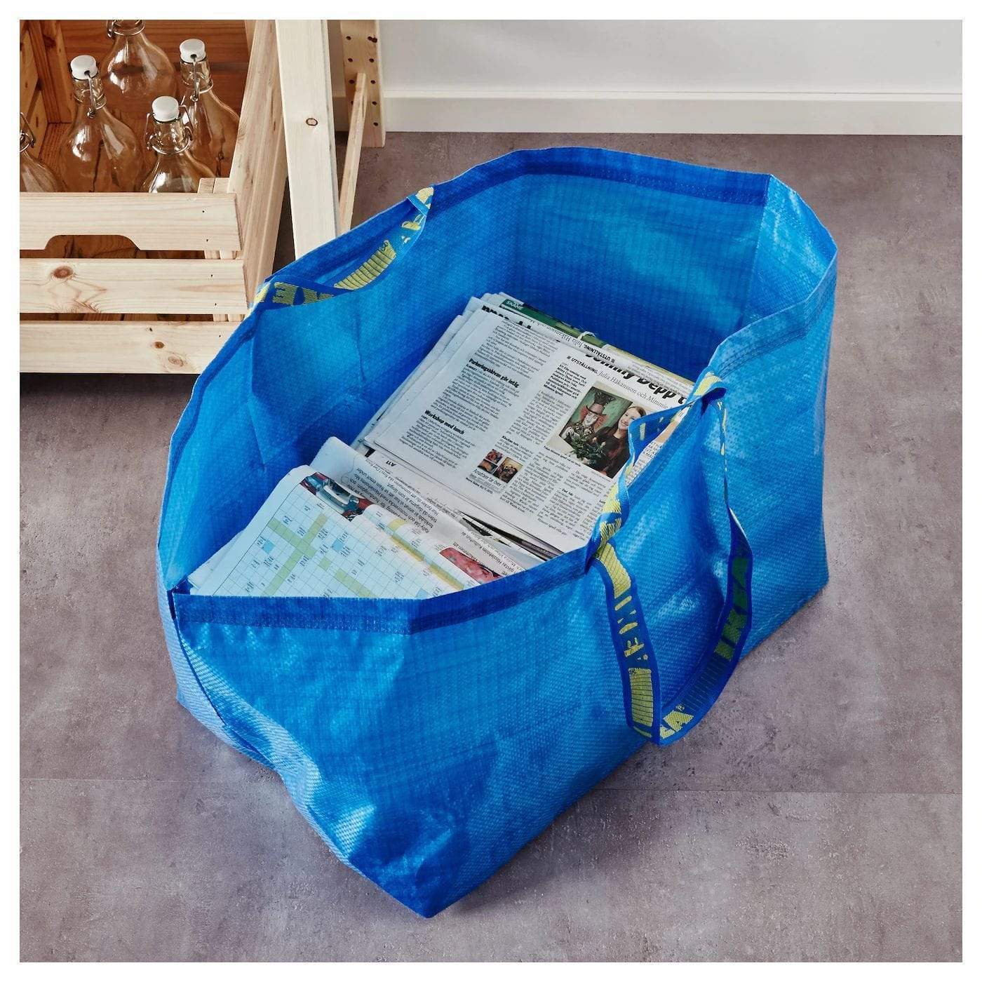 IKEA FRAKTA Carrier bag, large, blue, 71 l In Pakistan Just e-Store