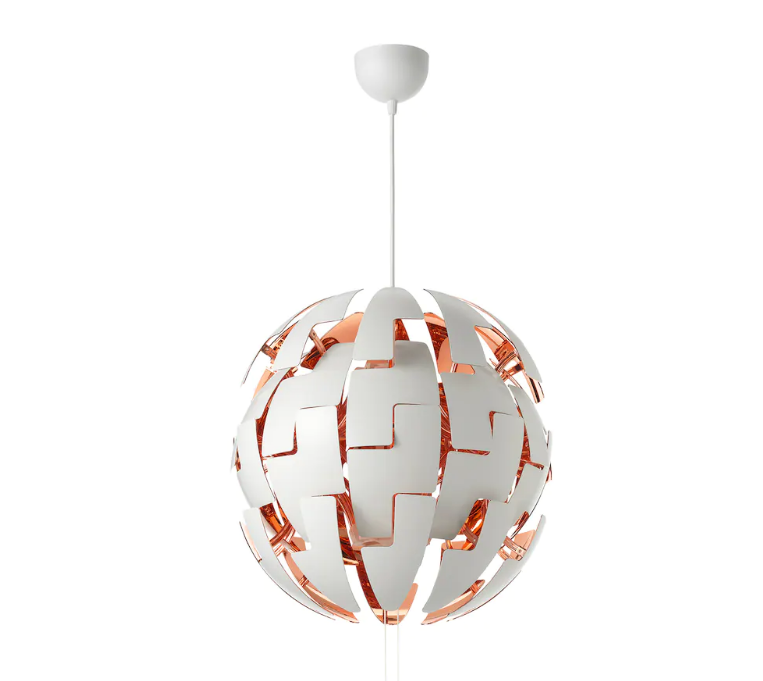 IKEA PS 2014 Pendant Lamp - White/Copper-Colour - 52 cm In Pakistan Just e-Store