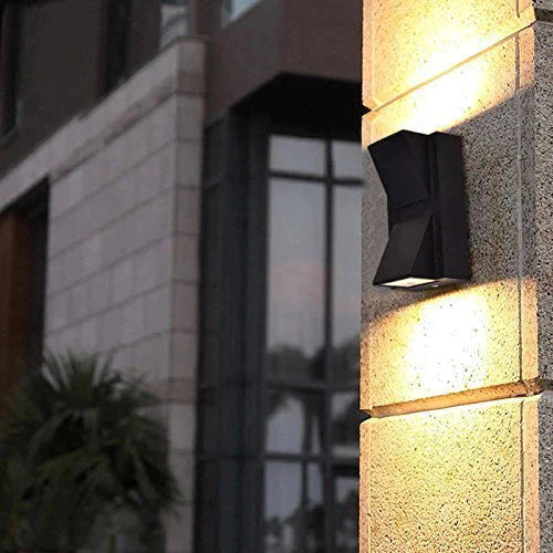 K-Shaped LED Wall Sconce Indoor Outdoor Wall Lamp 10 Watts In Pakistan