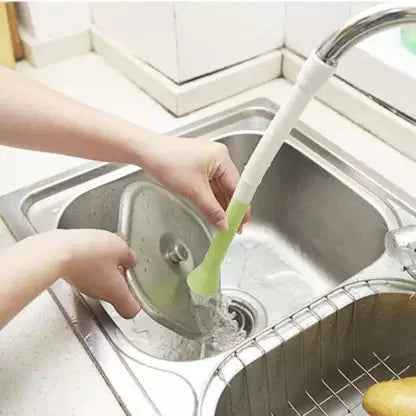 Multi- Purpose Faucet Brush For Cleaning Fruits, Vegetables And Sink In Pakistan
