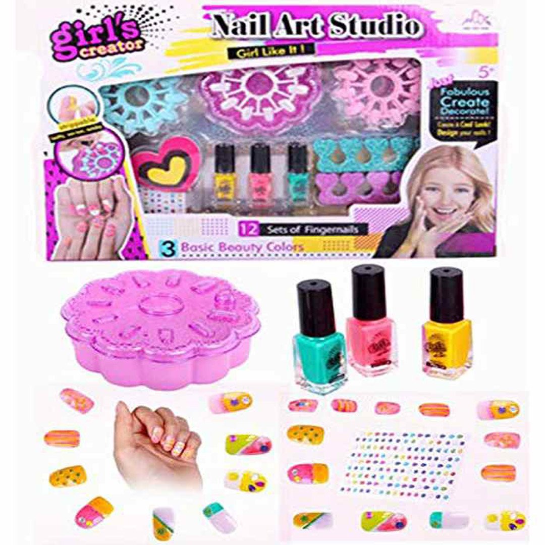 Nail Art Studio Manicure Set - Multicolour In Pakistan