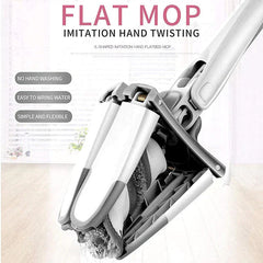New 360° X-Type Flat Floor Easy Squeeze Mop In Pakistan