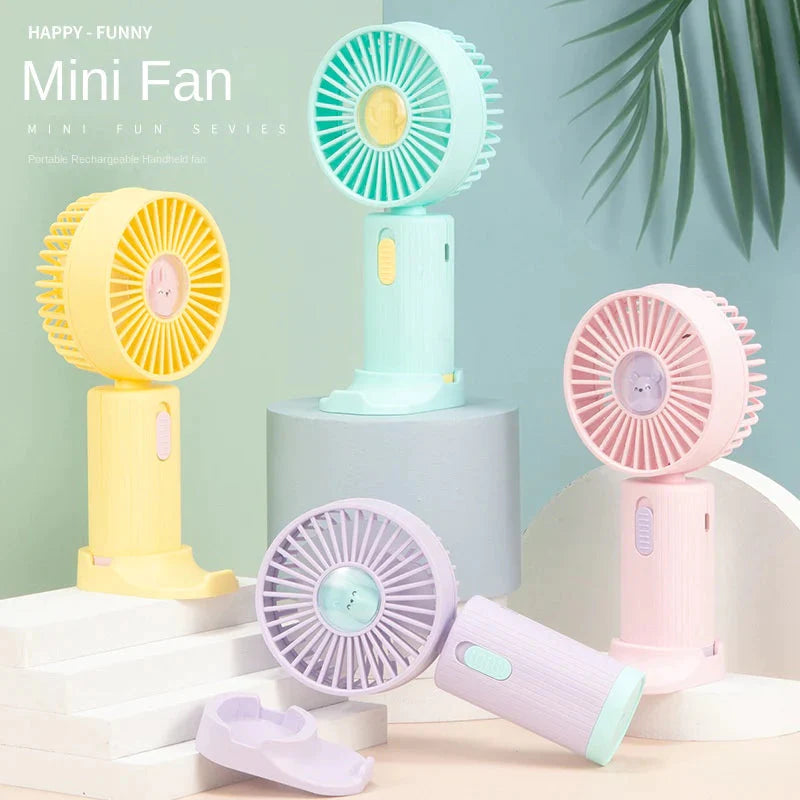 Portable Mini Fan With Mobile Stand In Pakistan