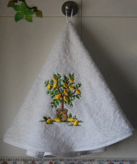 Round Hand Towel With Hanging Loop In Pakistan