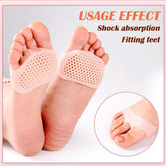Silicone gel Tip Toe Anti Heel Half breathable foot protectors In Pakistan