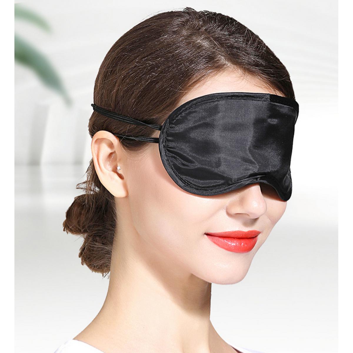 Sleeping Eye Mask with Adjustable Strap Black In Pakistan