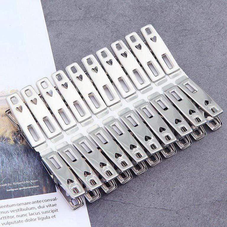 Stainless Steel Clothes Pegs 12pcs/set Clips In Pakistan
