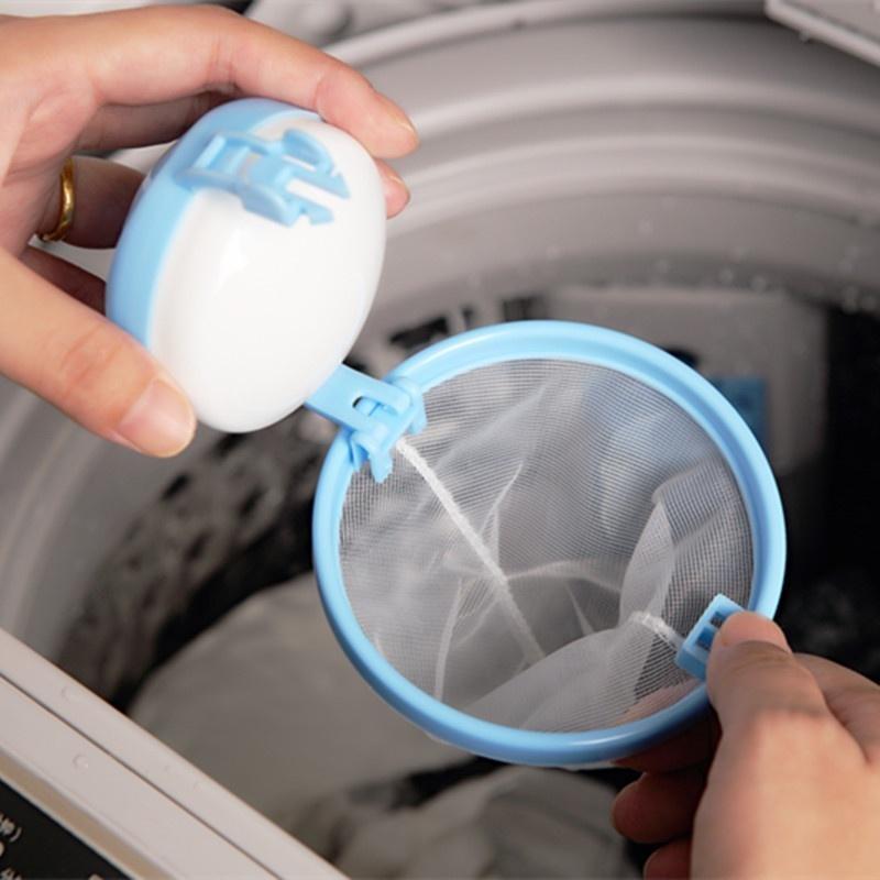 Stick Bag Hair Ball Cleaning Clothes Laundry Ball Filter In Pakistan