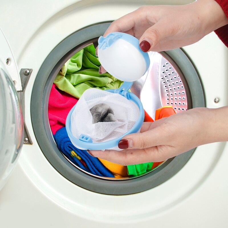 Stick Bag Hair Ball Cleaning Clothes Laundry Ball Filter In Pakistan