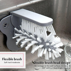 Suction Cup Dual Brush 2 in 1 Sink In Pakistan
